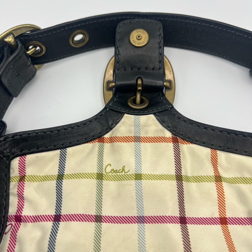 Vintage Coach Black Leather Shoulder Bag - Picture 8 of 11